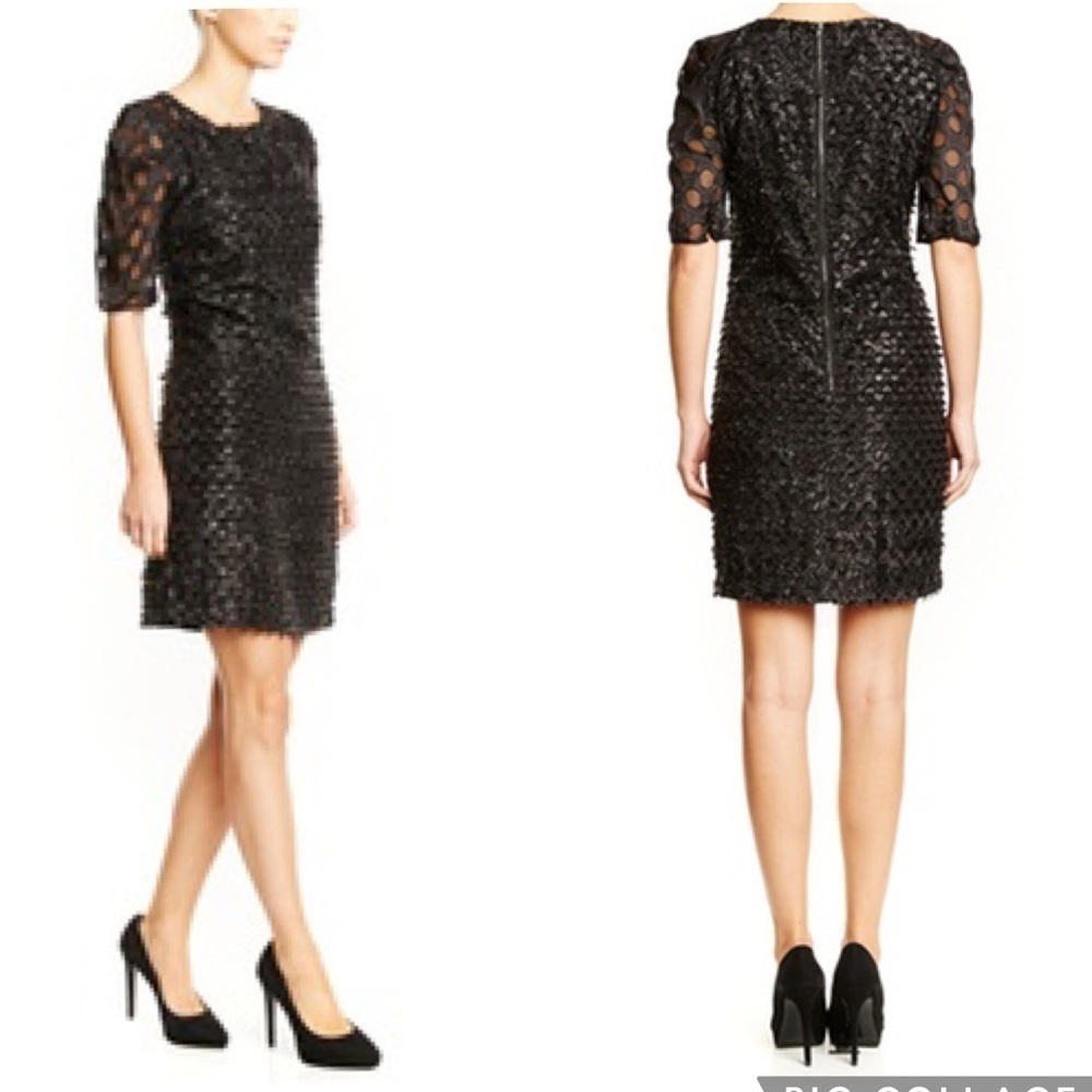 W118 by Walter Baker Black Prya Mini Dress SzSmall